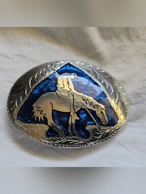 Vintage "End of the Trail" Collection belt buckle